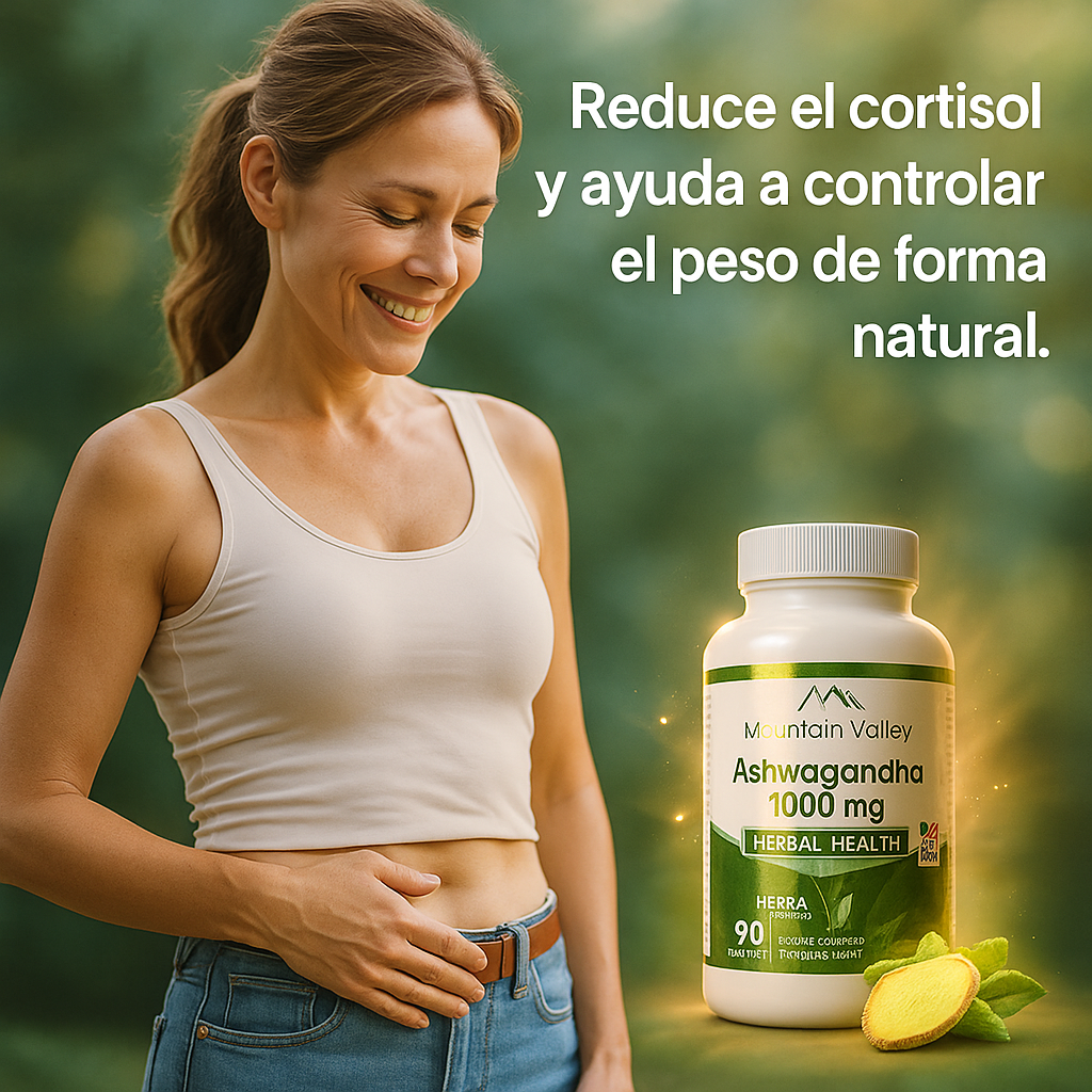 🌿🌿ASHWAGANDHA 🌿🌿Equilibra tu Cortisol y Recupera tu  cuerpo con Calma Interior