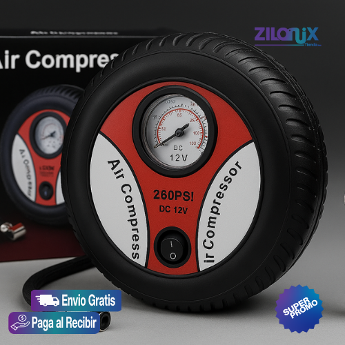 INFLADOR PORTATIL |Independencia en tus manos Compresor portátil