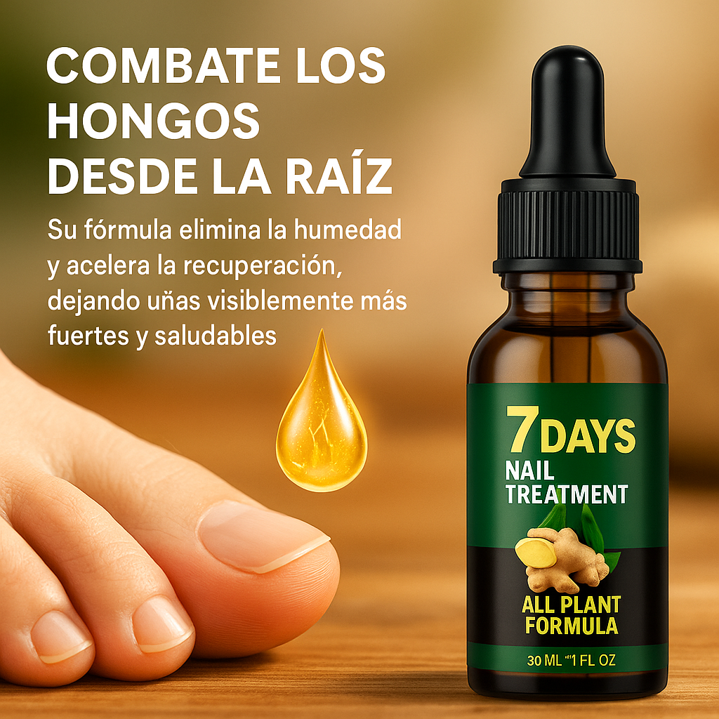 🌱🌱 7DAYS NAIL TREATMENT🌱🌱Di adiós a los hongos en solo 7 días.