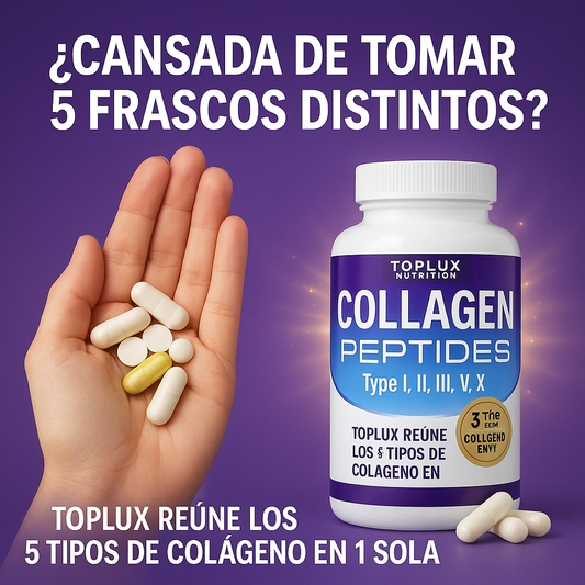 💜COLLAGENO PEPTIDOS💜💜 Todos los tipos de colágeno en una sola cápsula — piel, cabello y articulaciones renovadas