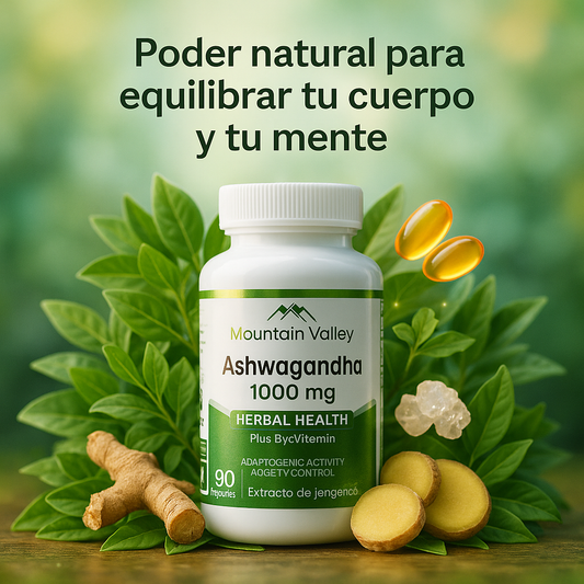 🌿🌿ASHWAGANDHA 🌿🌿Equilibra tu Cortisol y Recupera tu  cuerpo con Calma Interior